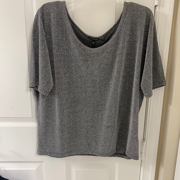 Silver glitter top - Picture 2 of 2